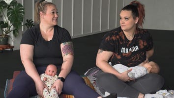 'Polyfamily': Watch Taya and Alysia Do 'Mommy and Me' Yoga Together (Exclusive)