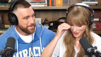 Taylor Swift Tears Up During 'New Heights' Interview With Travis Kelce