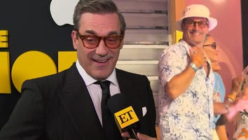 Jon Hamm on Partying at Bad Bunny's Concert During a Hurricane (Exclusive)