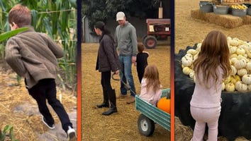 Meghan Markle and Prince Harry Take Archie and Lilibet Pumpkin Picking in Rare Family Video