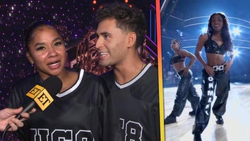 'DWTS': Ezra Sosa and Jordan Chiles React to Getting a Freestyle Assist From Normani! (Exclusive)