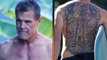 Josh Brolin Debuts Massive Lighthouse Back Tattoo
