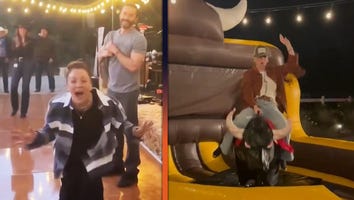 Kaley Cuoco Shocked by Surprise 40th Birthday Bash: Mechanical Bull, Line Dancing and More!