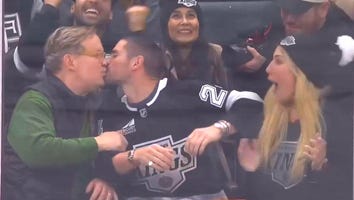 'DWTS': Alan Bersten and Andy Richter Caught on Kiss Cam In Front of Alan's Girlfriend Emma Slater!