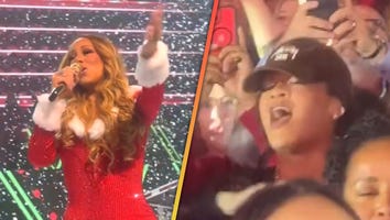 Rihanna Fangirls for Mariah Carey at Christmas Show
