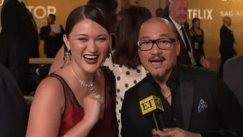 Isa Briones' Dad Jon Jon Crashes Her 2026 Actor Awards Interview! (Exclusive)