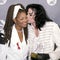 Janet Jackson and Michael Jackson at the 35th Annual GRAMMY Awards