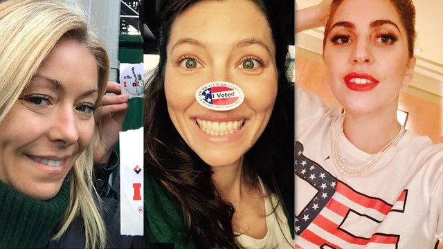 Celebs Get Out and Vote on Election Day