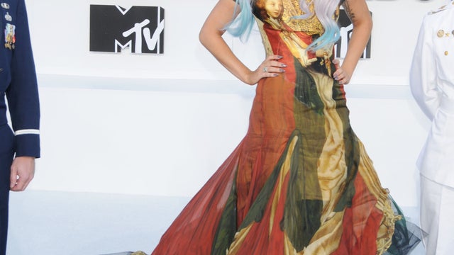 chinese dress ladies Lady Gaga (Wearing An Alexander Mcqueen Gown) At Arrivals For 2010 Mtv Video  Music Awards Vma'S - main image 1