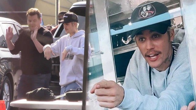 Justin Bieber and James Corden Film 'Carpool Karaoke' and Serve ‘Yummy’ Food!