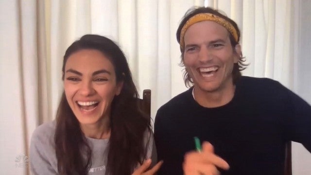 Mila Kunis and Ashton Kutcher Can't Stop Giggling During Hilarious Voice Swap Game With Jimmy Fallon