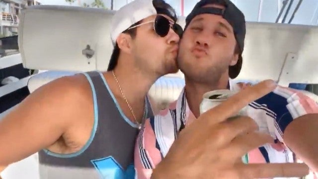 Joe Exotic's Husband Dillon Passage Parties With 'Too Hot to Handle' Star Bryce Hirschberg on a Boat