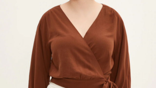 frank and oak wrap dress Women's Organic Cotton extended short sleeve Frank & Oak | Dresses