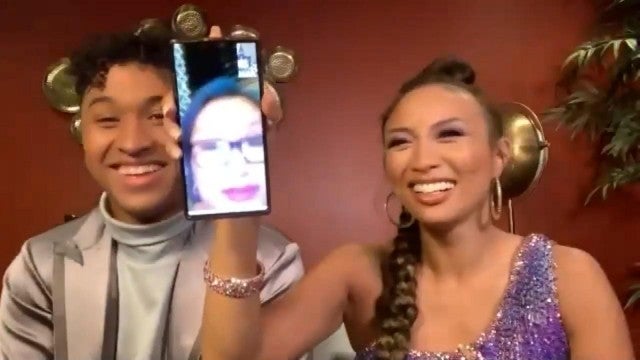Watch Jeannie’s Mai’s Mom Crash Her ‘DWTS’ Interview via FaceTime (Exclusive)