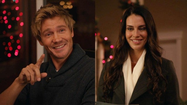 Chad Michael Murray and Jessica Lowndes Have Flirty Banter in Lifetime's 'Too Close for Christmas' (Exclusive)  