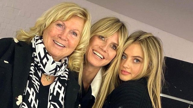 Heidi Klum Poses With Her 16-Year-Old Daughter Leni and Mom in Cute Mirror Pic