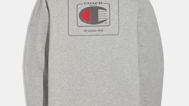 Coach x champion crewneck Clearance