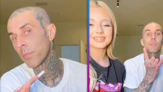 Travis Barker's Daughter Alabama Covers Up His Tattoos In New Makeup Tutorial