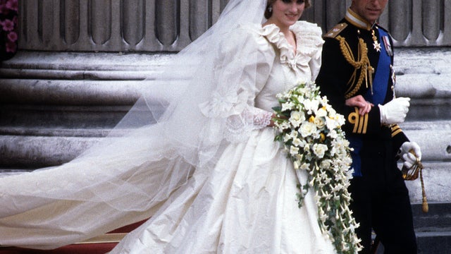 princess diana wedding dress on display Wedding Day Princess Diana Reception Dress Princess Diana Wedding Dress: All About The Iconic Gown