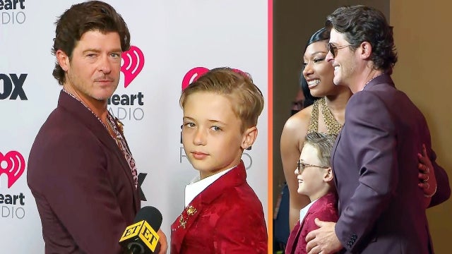 Robin Thicke's Son Julian on His 'Very Cool' Dad Getting Him a Photo With Megan Thee Stallion