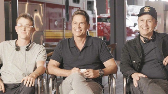 Behind the Scenes of the Rob Lowe Family Takeover on Set of ‘9-1-1’ (Exclusive)