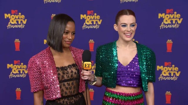Taylour Page and Riley Keough Talk About Their Upcoming Movie 'Zola' at MTV Awards (Exclusive)