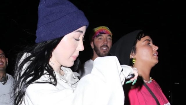 Demi Lovato and Noah Cyrus Hold Hands at Six Flags Event