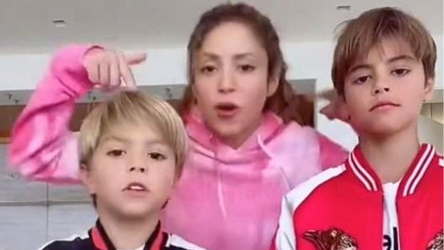 Shakira and Her Sons DANCE to Viral J Balvin TikTok