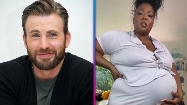 Lizzo Fakes Pregnant Belly After Seeing What Her Children With Chris Evans Would Look Like