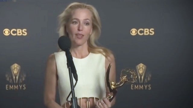 Emmys 2021: ‘The Crown’s Gillian Anderson -- Full Backstage Interview 