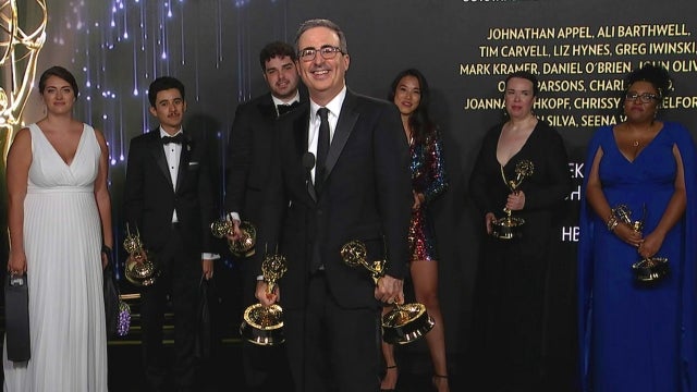 Emmys 2021: John Oliver (Last Week Tonight) -- Backstage Interview