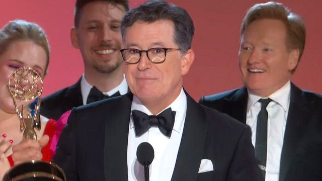 Stephen Colbert Explains Conan O’Brien Crashing His Emmy Speech