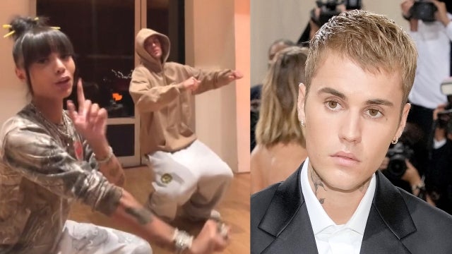 Justin Bieber Does Viral TikTok Trend With Coi Leray!