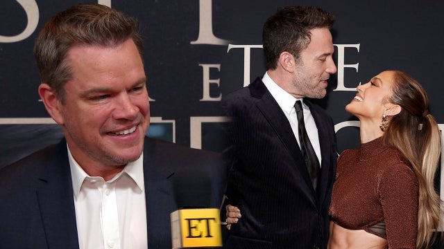 Matt Damon Says Ben Affleck Looks ‘Really Happy’ With Jennifer Lopez at ‘Last Duel’ Premiere (Exclusive)