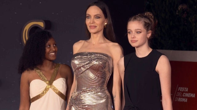 Angelina Jolie STUNS With Daughters at Rome Eternals Premiere