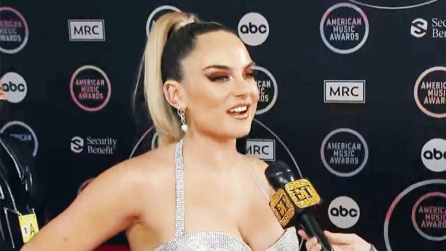AMAs: JoJo Sports Chain-Metal Dress and Jokes About Being 'Embarrassed' by Her Glam (Exclusive)