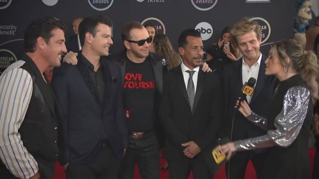 AMAs: New Kids on the Block on Their 'Brotherhood' With New Edition (Exclusive) 
