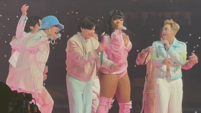 BTS Surprises Fans With Megan Thee Stallion for 'Butter' Remix During LA Concert