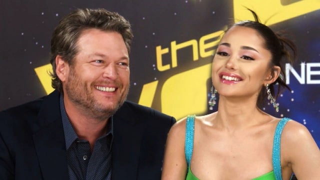 ‘The Voice’: Blake Shelton Teases Ariana Grande About Getting Emotional (Exclusive)