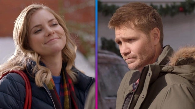 Chad Michael Murray and Cindy Busby Heat Up the Flirting in New Lifetime Holiday Movie (Exclusive)