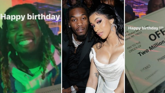 Cardi B Gifts Husband Offset $2 Million Check at His 30th Birthday Party