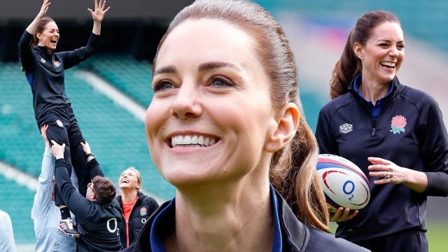 Kate Middleton Flexes Her Rugby Skills