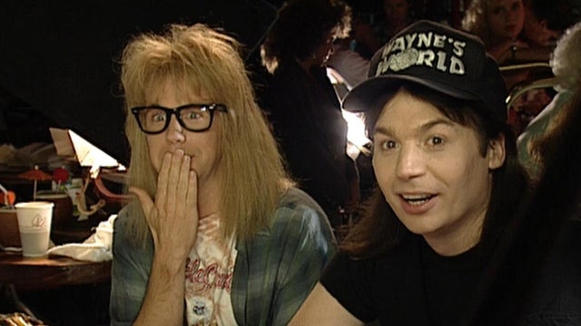 ‘Wayne’s World’ Turns 30! ET’s Time on Set of the Comedy Classic (Flashback)