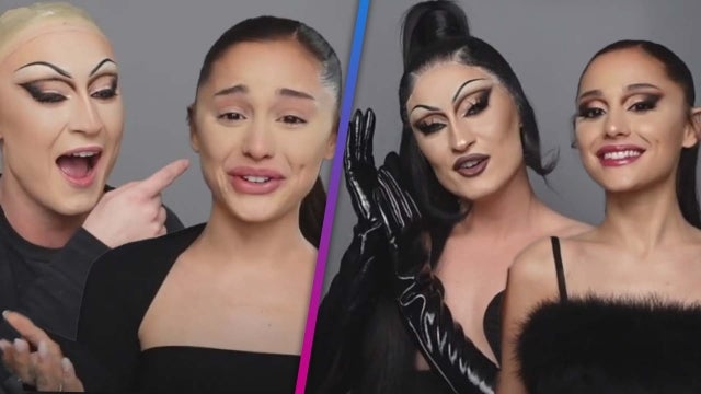 Ariana Grande Cries Laughing During Makeup Tutorial With Drag Queen Gottmik  