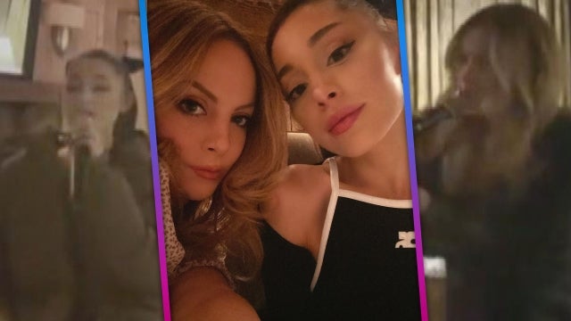 Watch Ariana Grande and Liz Gillies Reunite and Sing Together  