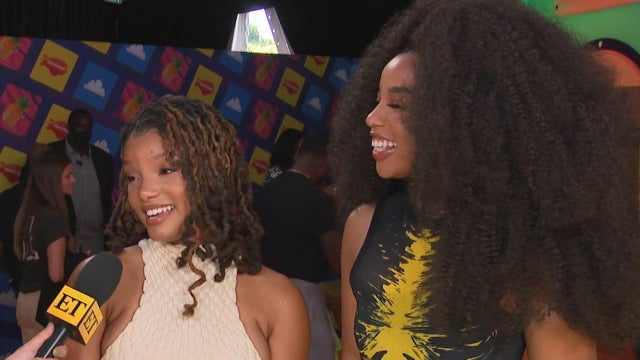 Halle Bailey Reacts to Sister Chloe’s Dance Moves in ‘Treat Me’ Video