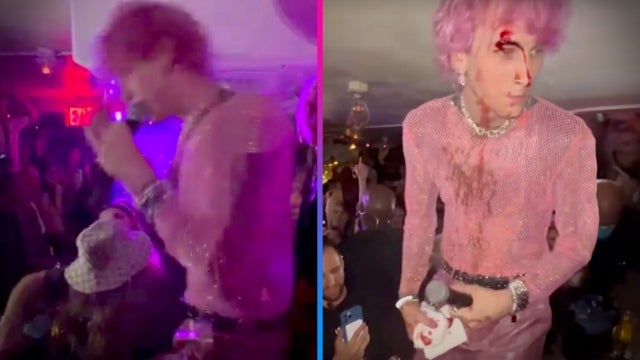 Watch Machine Gun Kelly Smash Glass Over Head, Bleed at MSG Concert After-Party