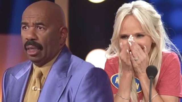 ‘Family Feud’: Steve Harvey Shocked by Kristin Chenoweth's NSFW Guess