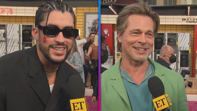 Bad Bunny Overwhelmed With Excitement Over Brad Pitt at 'Bullet Train' Premiere (Exclusive)