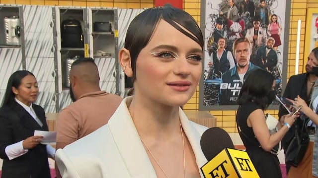 Joey King Jokingly Reveals ‘Bullet Train’ Cast’s NSFW Band Name (Exclusive) 
